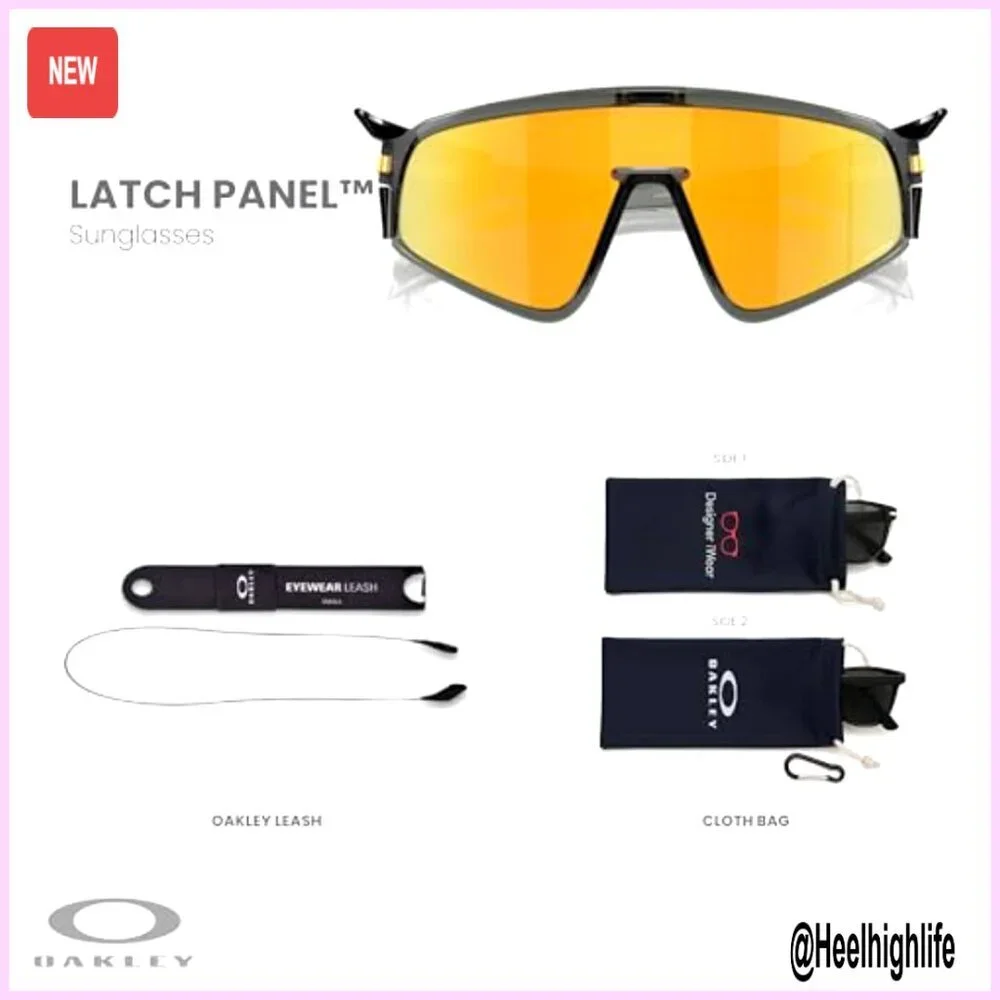 Sport Shield Sunglasses with Microfiber Pouch and Leash Kit